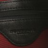 Bolso de mano Burberry en lona Haymarket beige, roja y negra - Detail D3 thumbnail