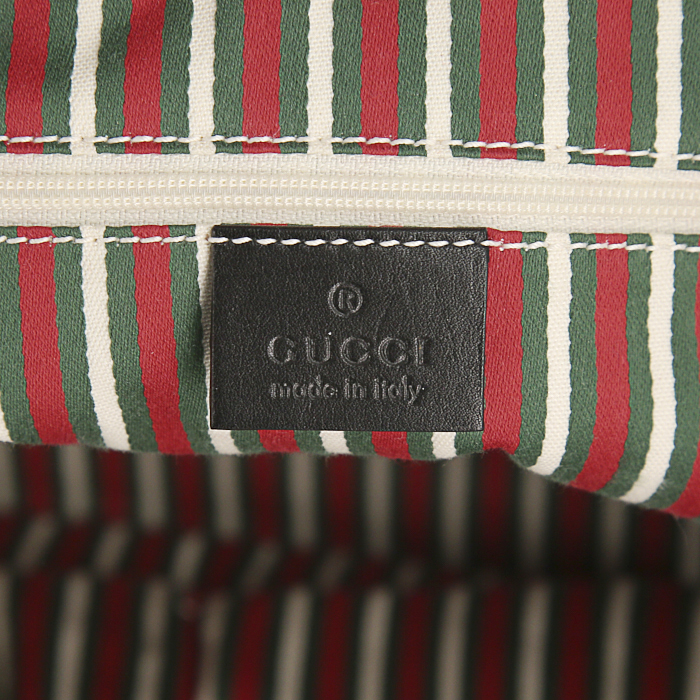 Shopping bag Gucci Princy in pelle nera - Detail D3
