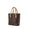 Louis Vuitton small model handbag in brown monogram leather and natural leather - 00pp thumbnail