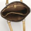 Bolso de mano Louis Vuitton modelo pequeño en cuero Monogram marrón y cuero natural - Detail D2 thumbnail