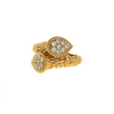 Sortija Boucheron Serpent Bohème en oro amarillo y diamantes Sortija Boucheron Serpent Bohème en oro amarillo y diamantes