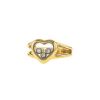 Bague époque années 90 Chopard Happy Diamonds en or jaune et diamants - 00pp thumbnail