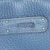 Hermes Birkin 40 cm handbag in blue leather taurillon clémence - Detail D4 thumbnail
