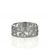 Messika New Arabesque sleeve ring in white gold and diamonds - 360 thumbnail