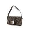 Fendi Baguette handbag in monogram canvas and brown leather - 00pp thumbnail