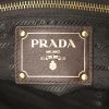 Bolso de mano Prada Animalier en piel de potro y cuero marrón - Detail D3 thumbnail