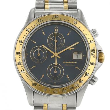 Reloj Longines Admiral 5 Star de acero y oro amarillo Circa  1990