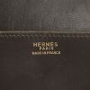 Bolsito de mano Hermès en cuero box marrón - Detail D4 thumbnail
