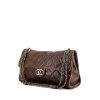 Bolso de mano Chanel Timeless jumbo en cuero granulado acolchado marrón - 00pp thumbnail