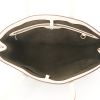 Shopping bag Louis Vuitton Wilshire in tela monogram marrone e pelle naturale - Detail D2 thumbnail