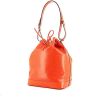 Shopping bag Louis Vuitton Grand Noé modello grande in pelle Epi arancione - 00pp thumbnail