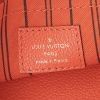 Louis Vuitton Montaigne handbag in orange empreinte monogram leather - Detail D4 thumbnail