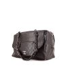 Chanel Pocket in the city handbag in brown grained leather - 00pp thumbnail