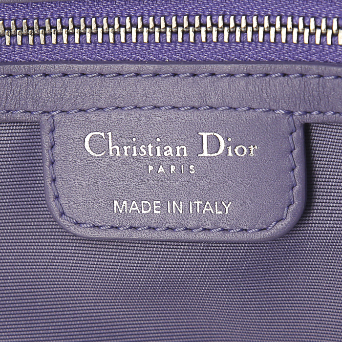 Dior Panarea shopping bag in coated canvas and parma leather - Detail D3