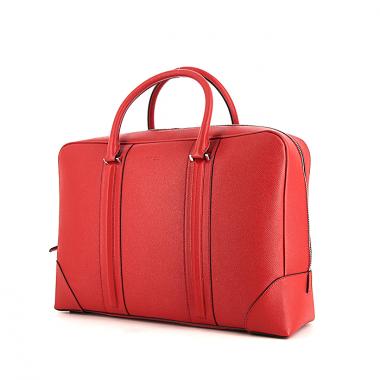 Porta-documentos Givenchy Lucrezia en cuero granulado rojo