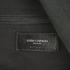 Zaino Saint Laurent in tela nera con decoro di borchie e pelle nera - Detail D3 thumbnail
