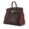 Hermes Haut à Courroies handbag in brown, purple and burgundy tricolor togo leather - 00pp thumbnail