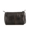 Berluti Doudou pouch in brown leather - 360 thumbnail