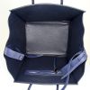Celine Phantom handbag in blue suede and blue leather - Detail D2 thumbnail