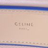 Celine Trapeze medium model handbag in beige and blue leather - Detail D4 thumbnail