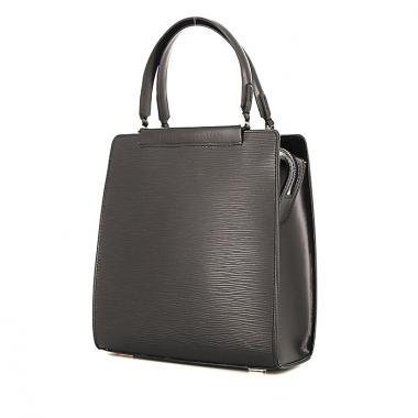 Sac à main Louis Vuitton Figari en cuir épi noir