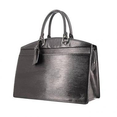 Louis Vuitton Riviera handbag in black epi leather