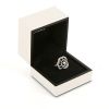 Sortija Chanel Camélia Fil en oro blanco y diamantes - Detail D2 thumbnail