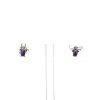 Chaumet Attrape Moi Si Tu M'Aimes small earrings in white gold,  diamonds and amethysts - 360 thumbnail