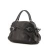 Salvatore Ferragamo handbag in black grained leather - 00pp thumbnail
