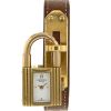 Hermès watch in gold plated Circa  1990 - 00pp thumbnail