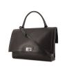 Givenchy Shark handbag in black grained leather - 00pp thumbnail