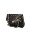 Bolso de mano Chanel Timeless jumbo en cuero acolchado negro - 00pp thumbnail
