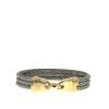 Fred Force 10 1980's bracelet in yellow gold and stainless steel - 360 thumbnail