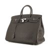 Hermes Birkin 40 cm large model handbag in grey togo leather - 00pp thumbnail