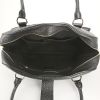 Burberry handbag in black grained leather - Detail D2 thumbnail