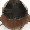 Prada Antic Buckles 24 hours bag in brown leather - Detail D2 thumbnail
