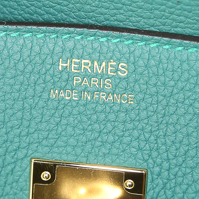 Borsa Salvatore Ferragamo in pelle marrone con motivo a fori - Detail D3