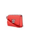 Borsa a tracolla Louis Vuitton Twist in pelle rossa - 00pp thumbnail