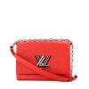 Borsa a tracolla Louis Vuitton Twist in pelle rossa - 360 thumbnail