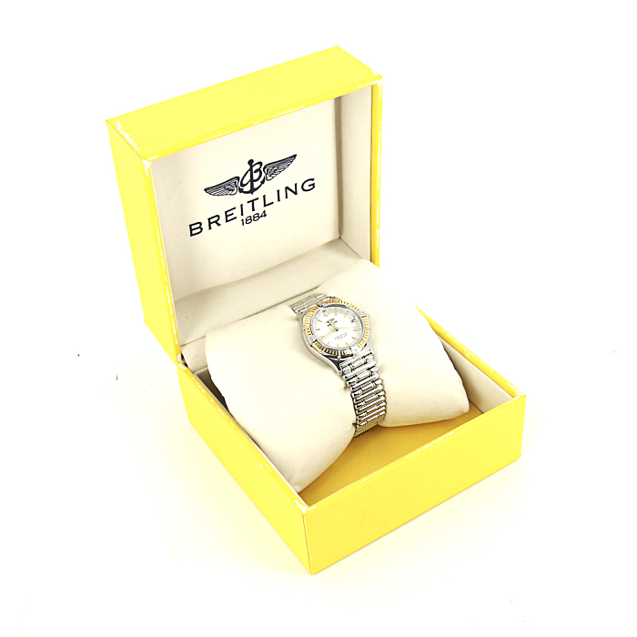 Reloj Breitling Sirius de acero y oro chapado Circa  1990 - Detail D2