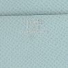 Billetera Hermès en cuero epsom azul - Detail D3 thumbnail