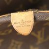 Borsa da viaggio Louis Vuitton Keepall 55 cm in tela monogram ebana e pelle naturale - Detail D3 thumbnail
