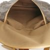 Louis Vuitton Saumur medium model shoulder bag in brown monogram canvas and natural leather - Detail D3 thumbnail
