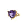 Mauboussin Mes Couleurs à Toi ring in yellow gold,  diamonds and amethyst - 00pp thumbnail