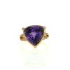 Mauboussin Mes Couleurs à Toi ring in yellow gold,  diamonds and amethyst - 360 thumbnail