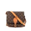 Louis Vuitton Cartouchiére shoulder bag in brown monogram canvas and natural leather - 360 thumbnail