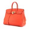 Hermes Birkin 35 cm handbag in orange Sanguine togo leather - 00pp thumbnail