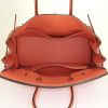 Hermes Birkin 35 cm handbag in orange Sanguine togo leather - Detail D2 thumbnail