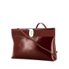 Salvatore Ferragamo Salvatore Vara shoulder bag in chocolate brown leather - 00pp thumbnail