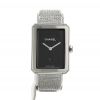 Reloj Chanel Boyfriend Tweed de acero - 360 thumbnail